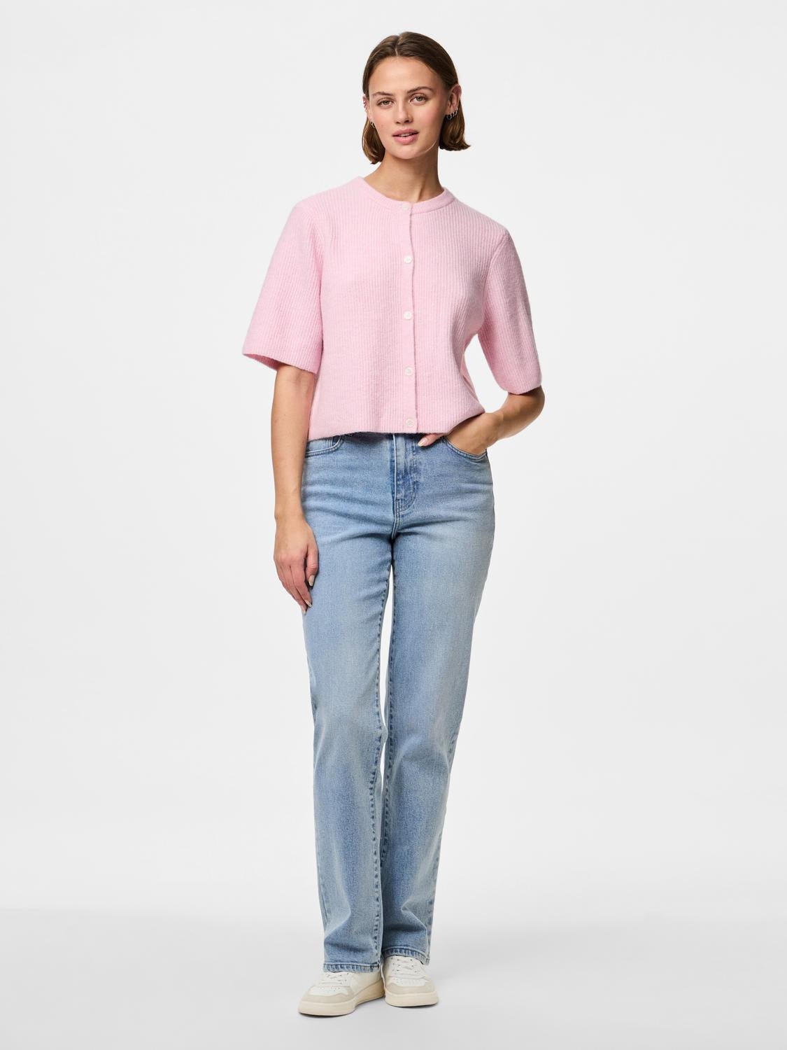 PCSILLY Knit Cardigan - Roseate Spoonbill - VERO MODA & VILA Bergvik